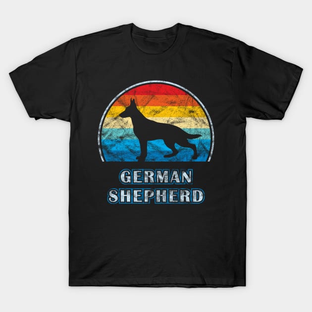 German Shepherd Vintage Design Dog T-Shirt by millersye